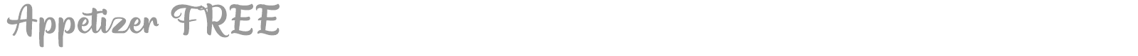 Appetizer font preview
